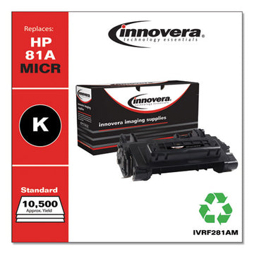 Innovera® Remanufactured Black Micr Toner, Replacement For Hp 81am (cf281am), 10,500 Page-yield freeshipping - TVN Wholesale